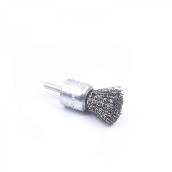 EB004, End Brushes with Shank, Steel Wire, Industrial Quality