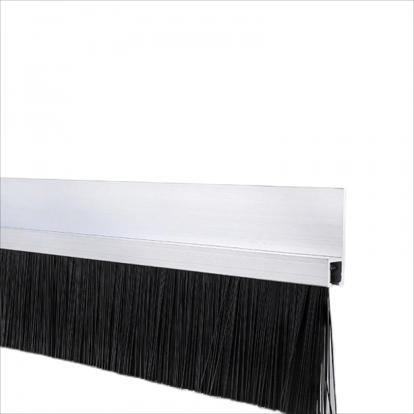 Straight Strip Brushes, Door/Window Sealing, Industrial Quality, Aluminum H Profile, STB001